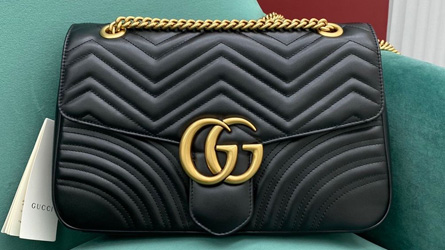 
				Gucci - GG Marmont medium matelassé shoulder bag
				Bags